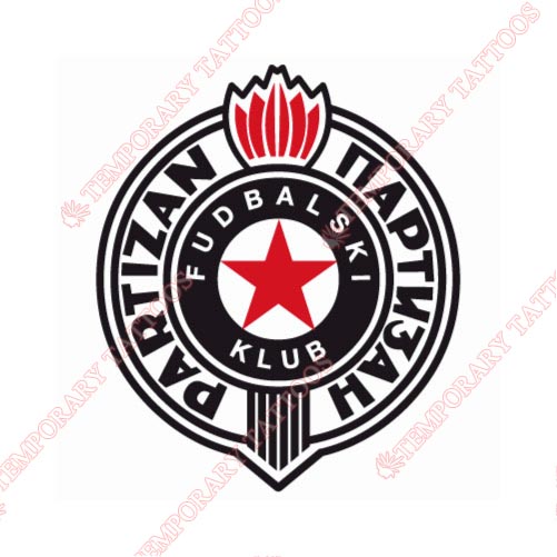 Partizan Belgrade Customize Temporary Tattoos Stickers NO.8431